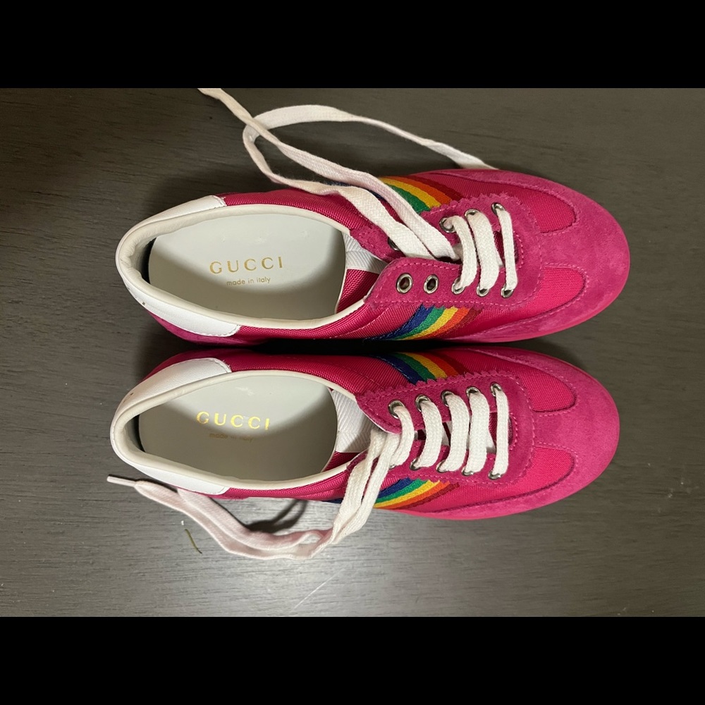 GUCCI KIDS AUTHENTIC ACE RAINBOW LOW
